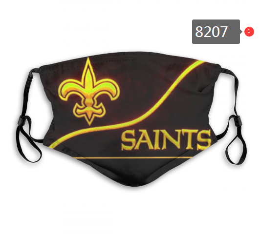 NFL 2020 New Orleans Saints #6 Dust mask with filter